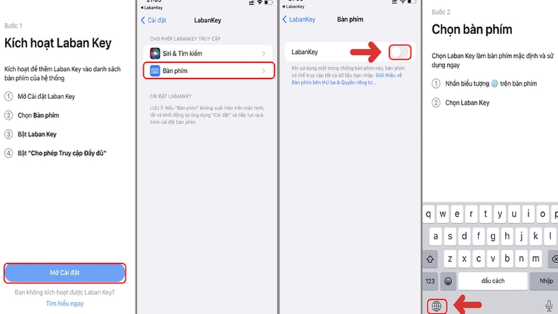 Cài đặt hình nền bàn phím cho iPhone 1.