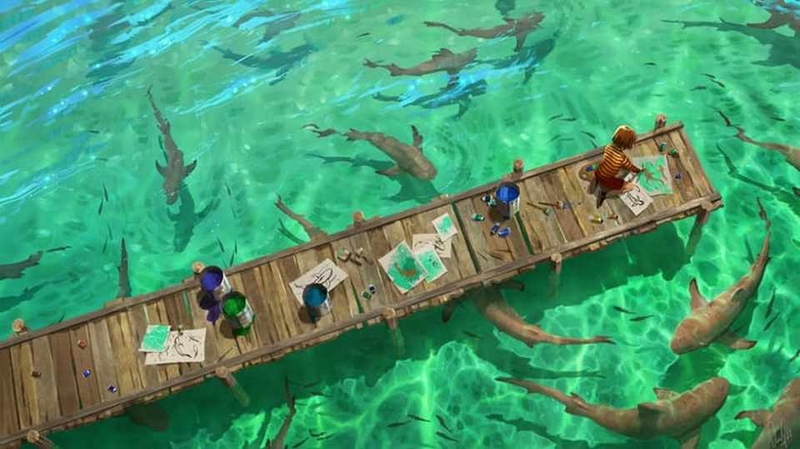 Nhiều người thích dùng hình nền cá 3D