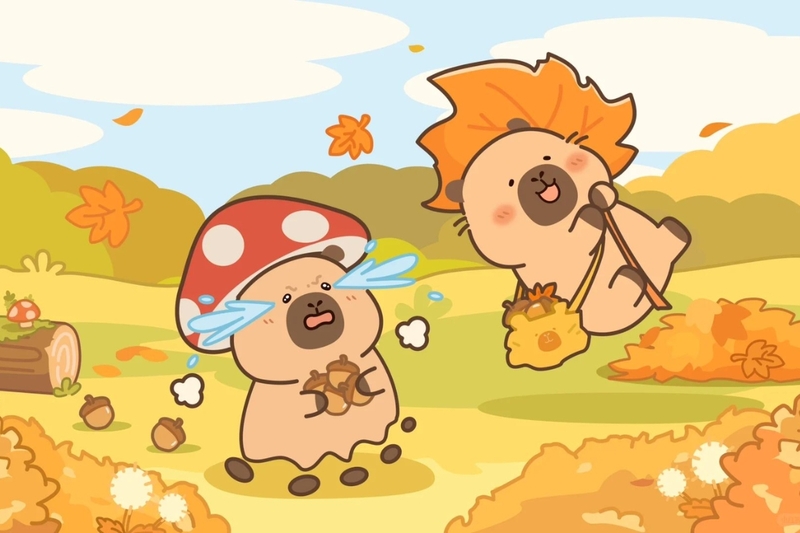 Hình nền capybara cute 19