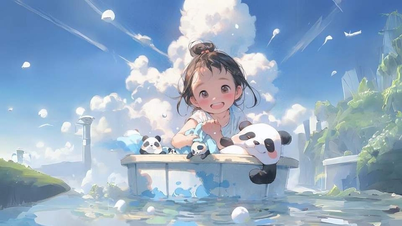 Hình nền mang phong cách chibi cute
