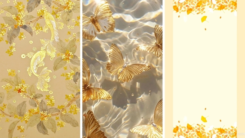 Hình nền điện thoại đơn giản cùng tông màu vàng (hình 1)