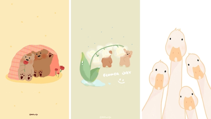 Hình nền điện thoại đơn giản cute, đáng yêu (hình 3)