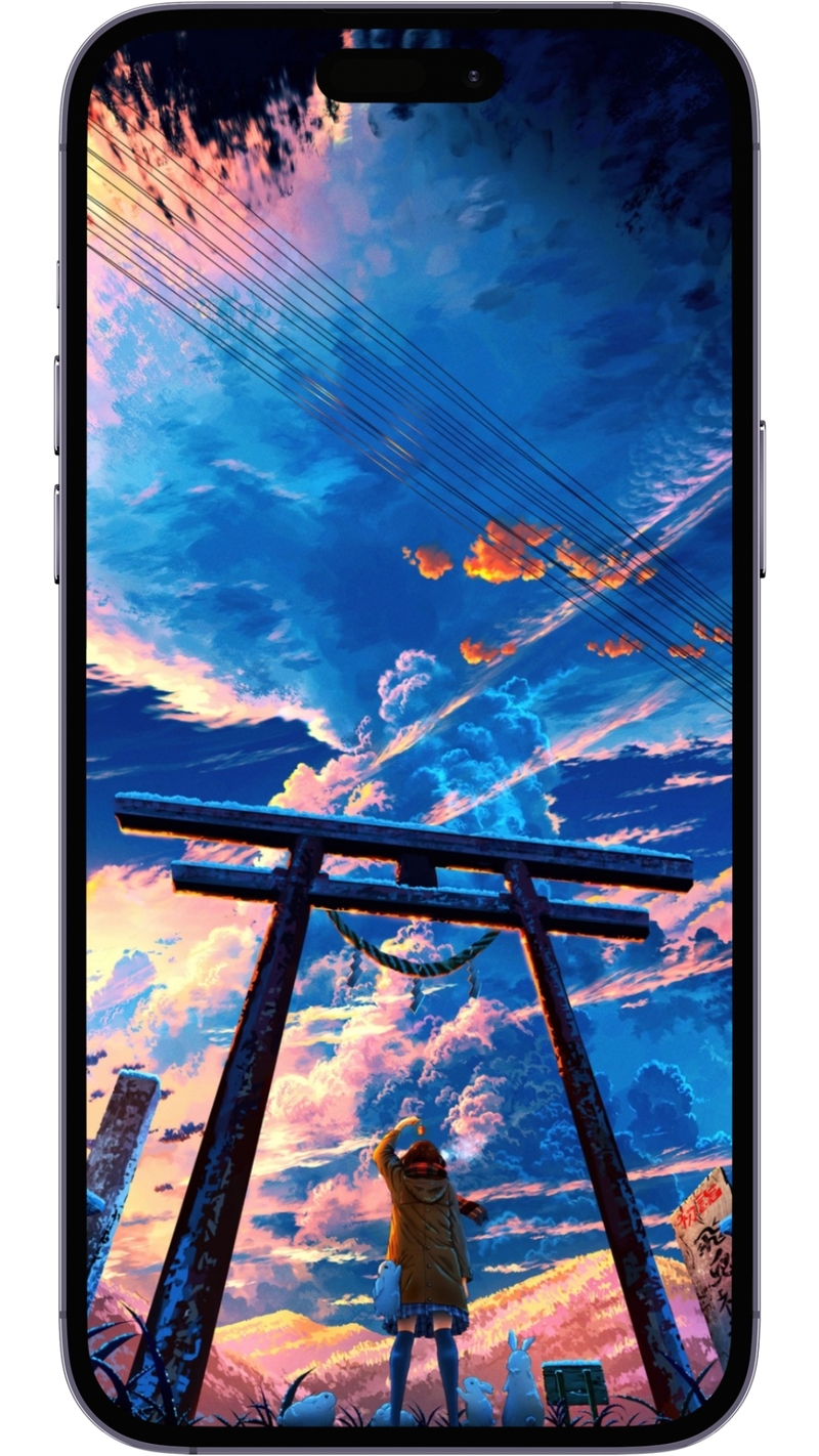Hình nền iPhone 15 Pro Max anime 2