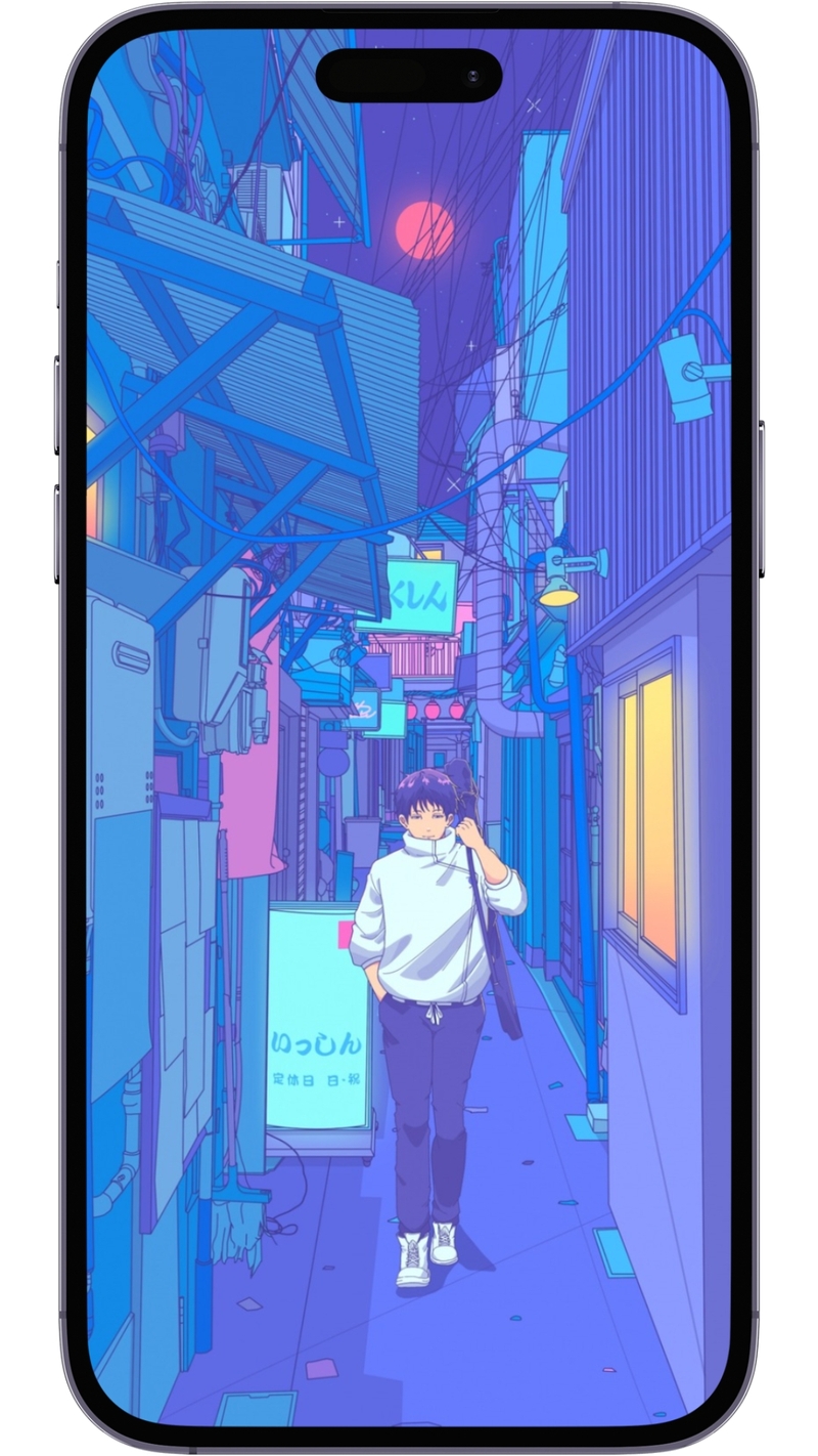 Hình nền iPhone 15 Pro Max anime 3