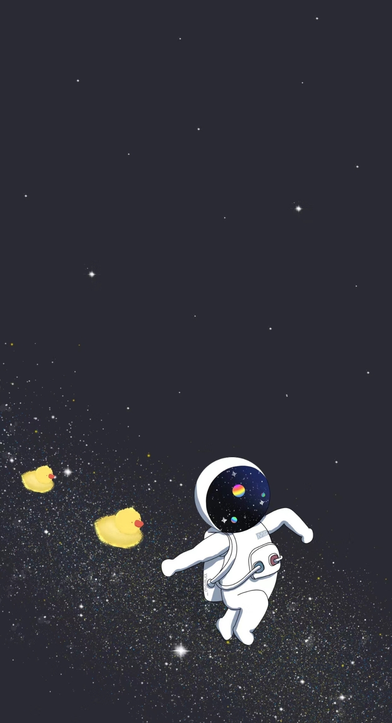 Hình nền galaxy cùng phi hành gia 4