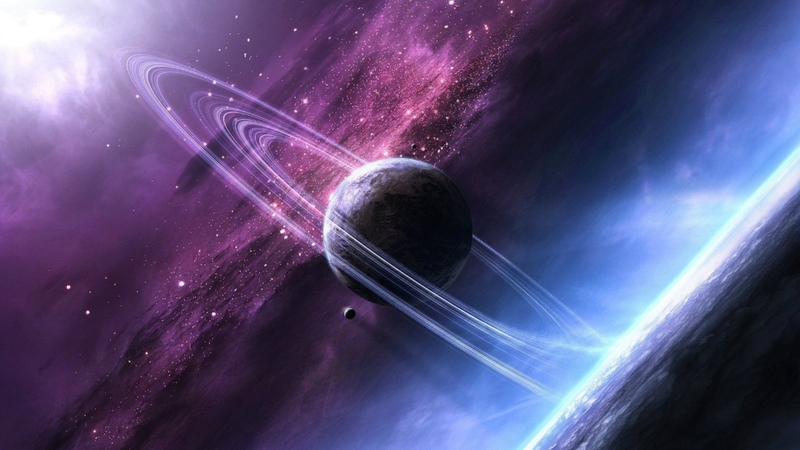 Hình nền galaxy trừu tượng, huyền ảo 2