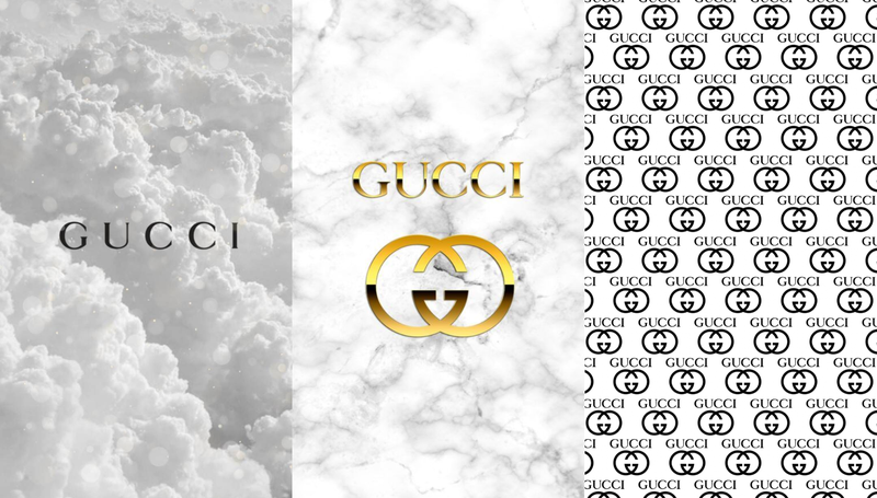 Hình nền Gucci màu trắng 2