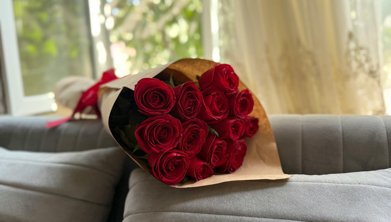 Hình nền hoa hồng đỏ cho máy tính 4