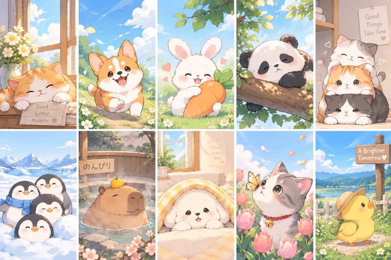 BST 99 hình nền hoạt hình dễ thương 15