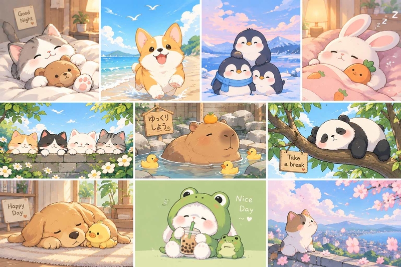 BST 99 hình nền hoạt hình dễ thương 25