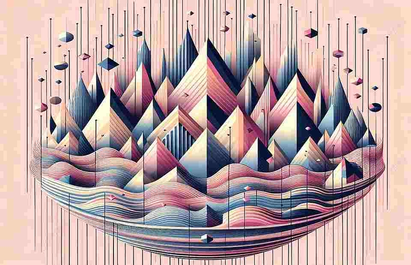 Những hình ảnh trừu tượng với gam màu pastel