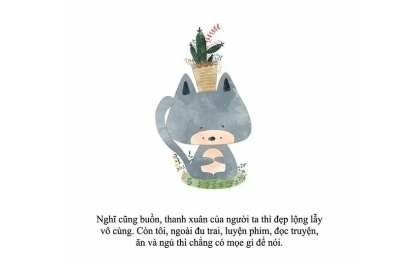 Hình nền iPad động vật dễ thương có chữ