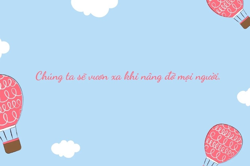 Hình nền iPad cute với câu trích dẫn nổi tiếng