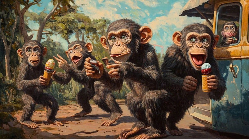 Hình nền khỉ 3D ảnh 41