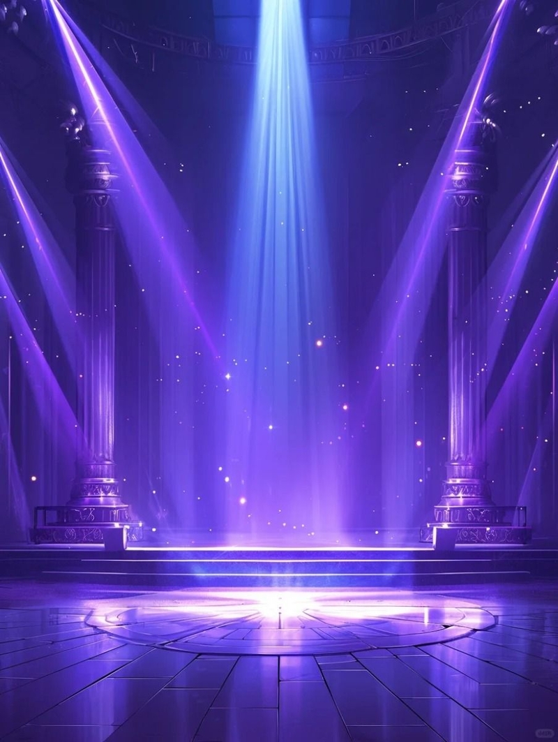 hình nền không gian 3D tạo ánh đèn hình 2