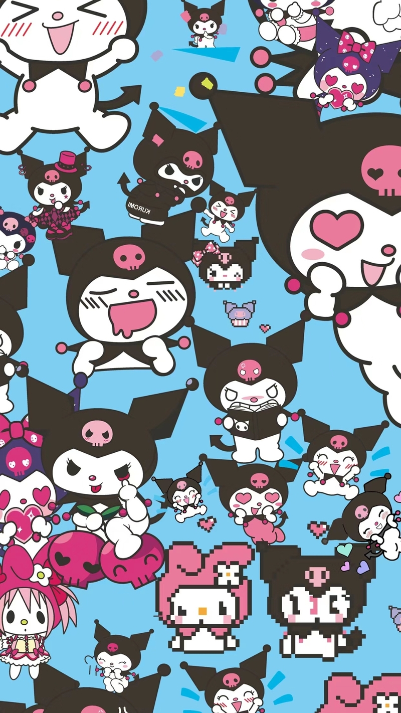 Hình nền Kuromi và những biểu cảm dễ thương 1