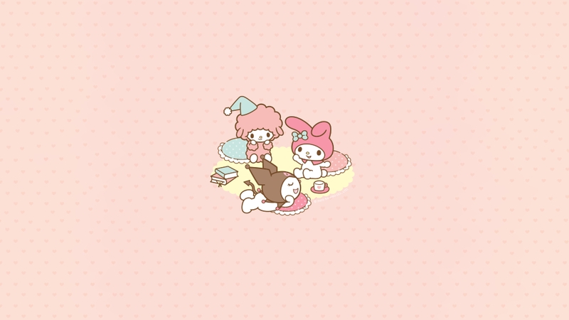 Hình nền kết hợp Kuromi và Melody 5