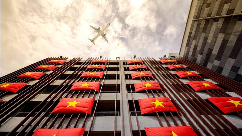 Hình nền lá cờ Việt Nam đẹp nhất 1