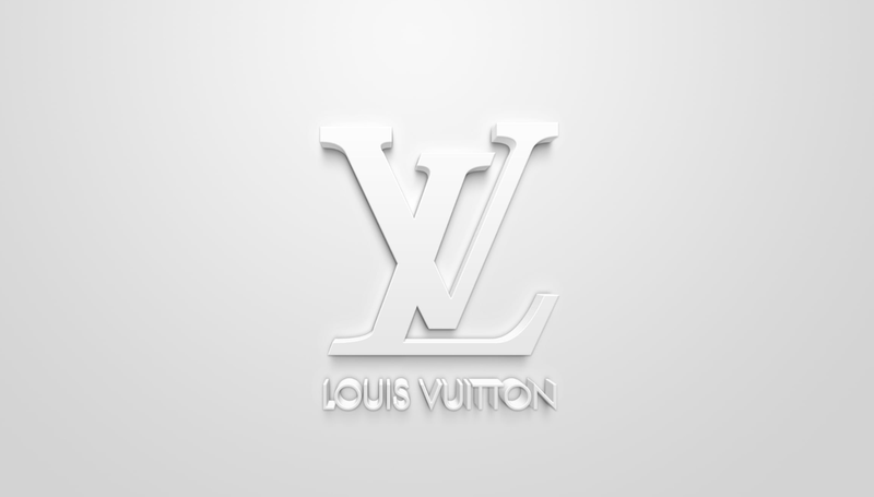 Hình nền LV màu trắng 2
