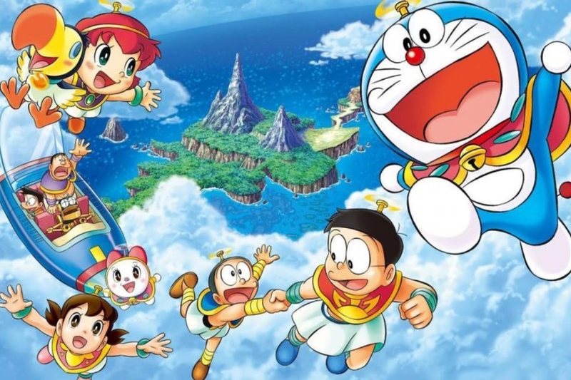 Hình nền Macbook cute Doraemon