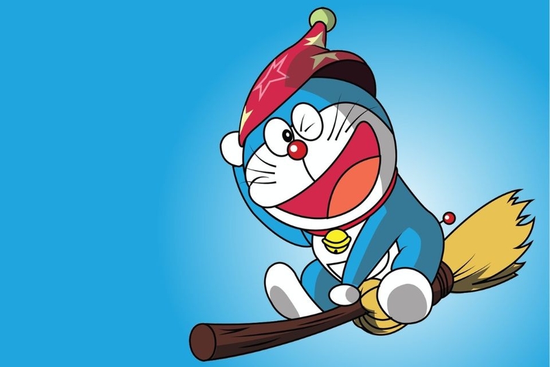 Hình nền Macbook cute Doraemon