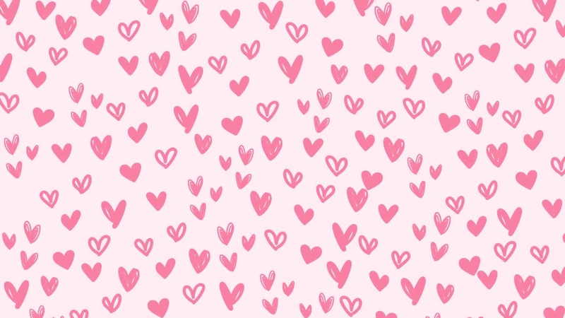 hình nền màu hồng trái tim hình 8