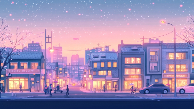 Hình nền màu tím cho máy tính 3