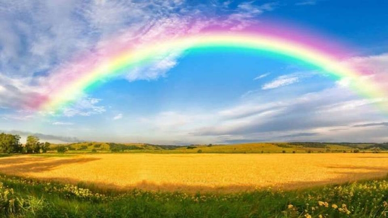 Ảnh cầu vồng ấn tượng và độc đáo