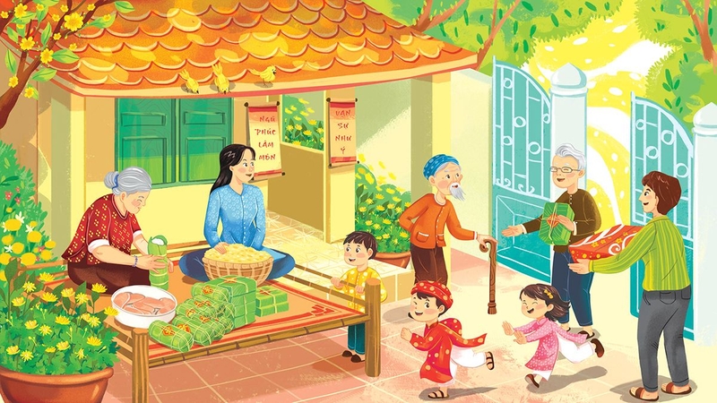 hình nền máy tính Tết 2026 hình 6