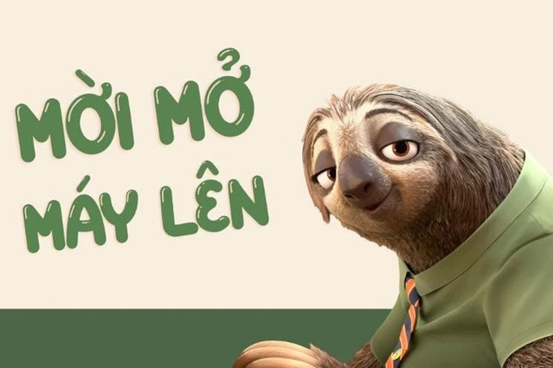 Hình nền meme con lười Flash Zootopia 12