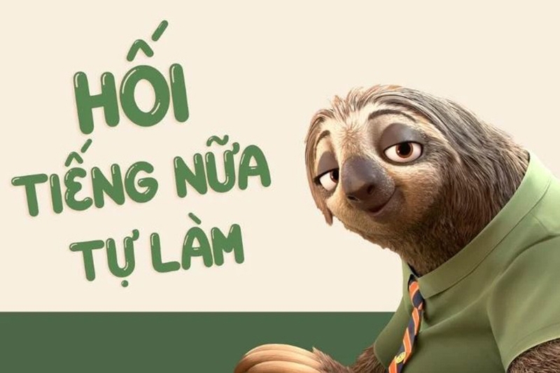 Hình nền meme con lười Flash Zootopia 5