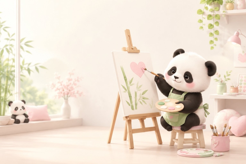 hình nền panda ảnh 2