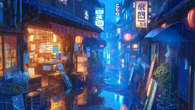 Tổng hợp hình nền phong cảnh anime cho máy tính 14