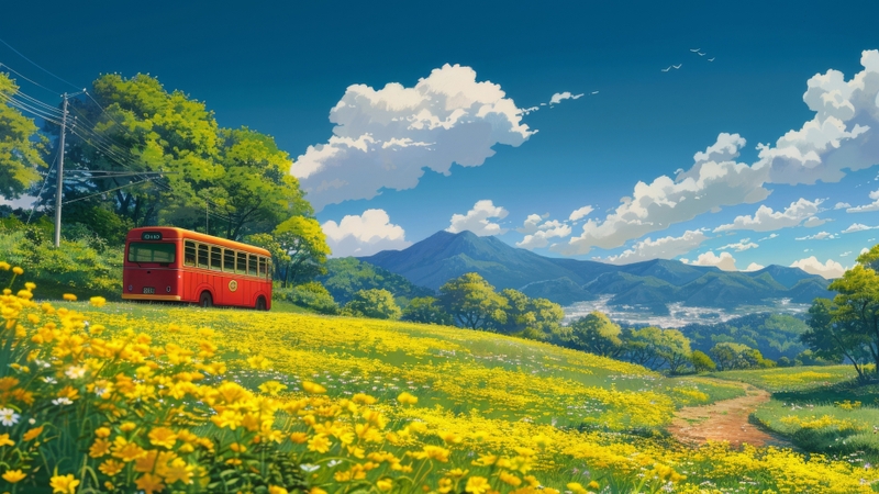 Tổng hợp hình nền phong cảnh anime cho máy tính 8