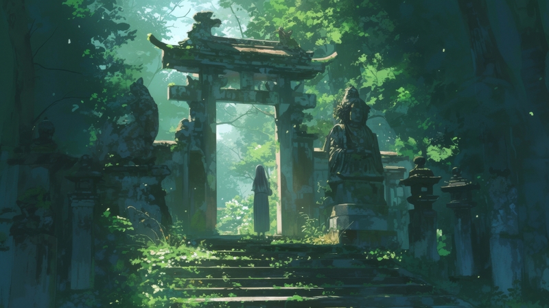 Tổng hợp hình nền phong cảnh anime cho máy tính 3
