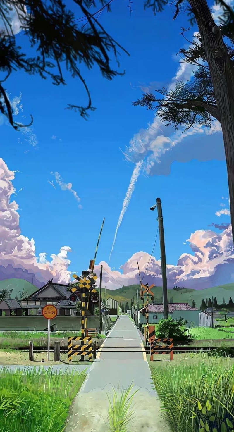 Tổng hợp hình nền phong cảnh anime cho điện thoại 6