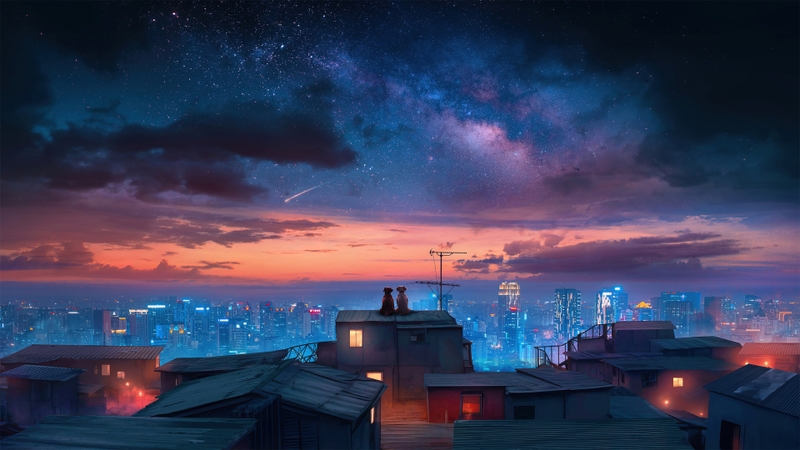 Tổng hợp hình nền phong cảnh anime cho máy tính 7