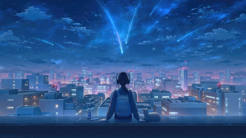 Tổng hợp hình nền phong cảnh anime cho máy tính 12