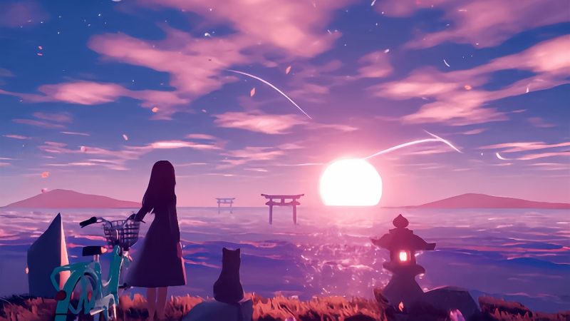 Tổng hợp hình nền phong cảnh anime cho máy tính 4