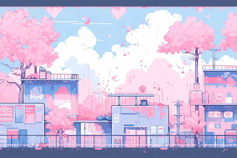 hình nền PowerPoint màu hồng hình 19