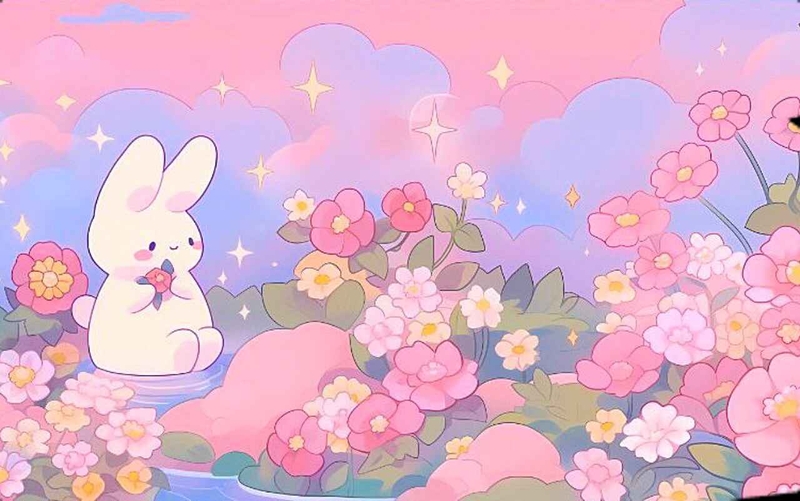 hình nền PowerPoint màu hồng hình 20