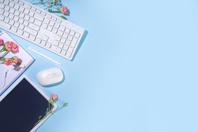 hình nền PowerPoint màu xanh dương nhạt hình 18