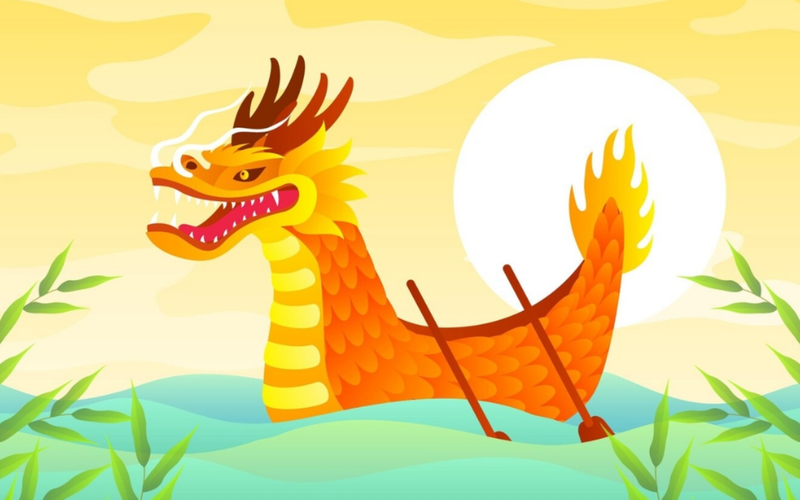 Hình nền rồng hiện đại tối giản 5
