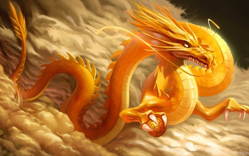 Hình nền rồng nghệ thuật số sáng tạo 5