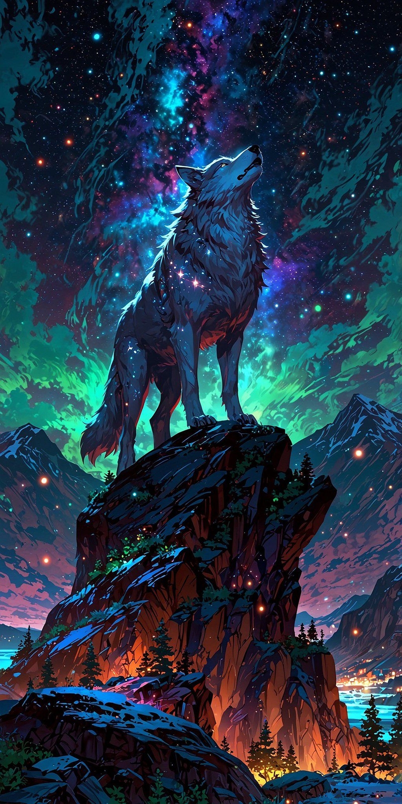 hình nền sói cô độc hình 17