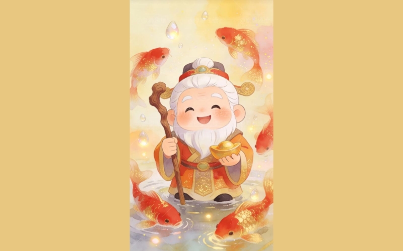 Hình nền điện thoại phong cách đáng yêu cho mệnh Kim 4