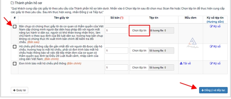 gui ho so cap doi ho chieu online