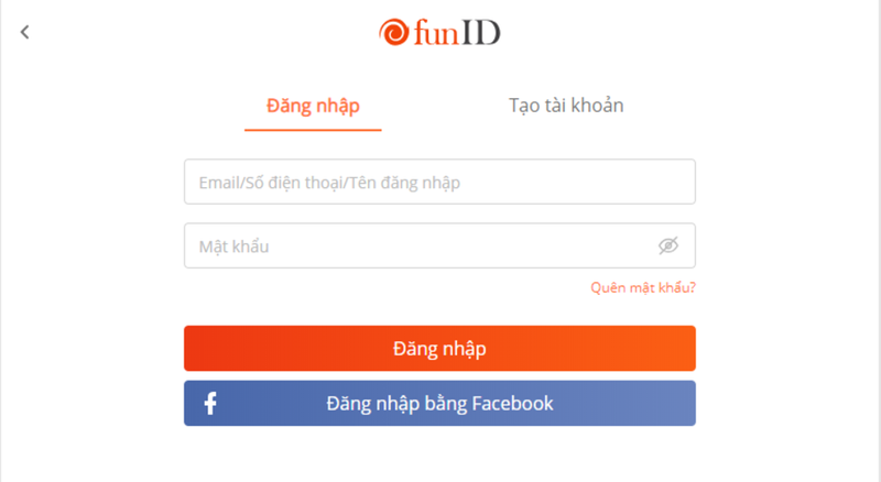 Cách nạp thông thường qua Playfun / Funtap 1