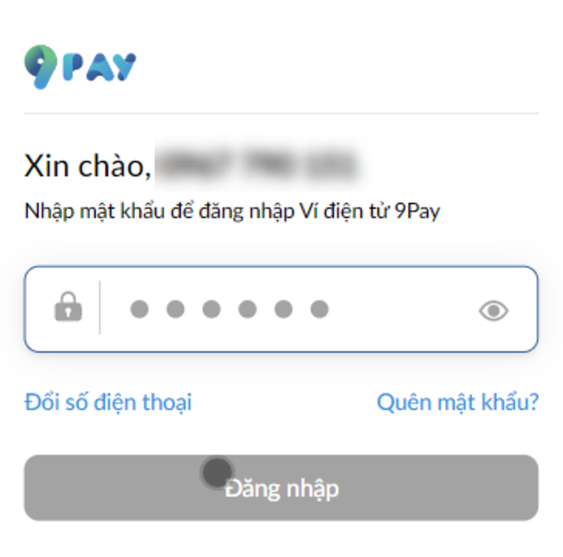 Cách nạp qua ví điện tử 9Pay 4