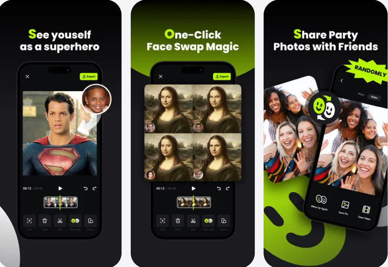 Top ứng dụng hoán đổi khuôn mặt bằng AI -faceswapper